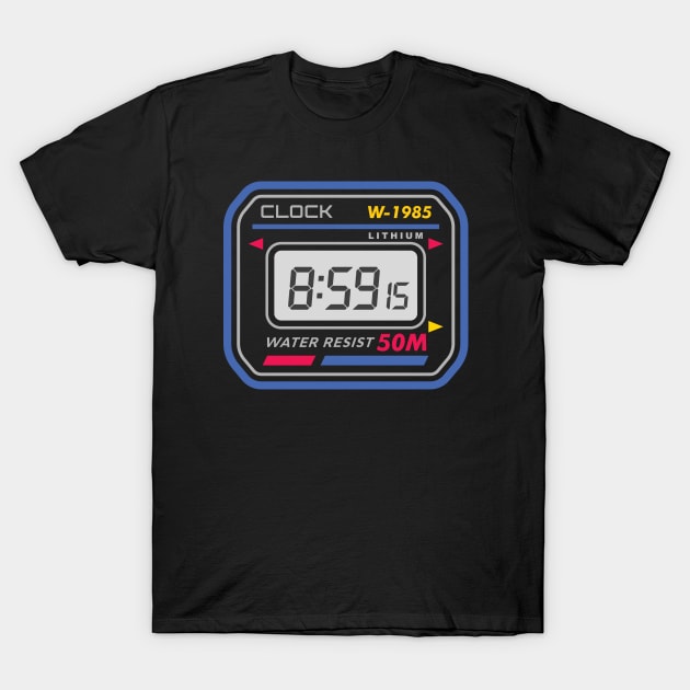 80s Retro Watch T-Shirt by Dellan